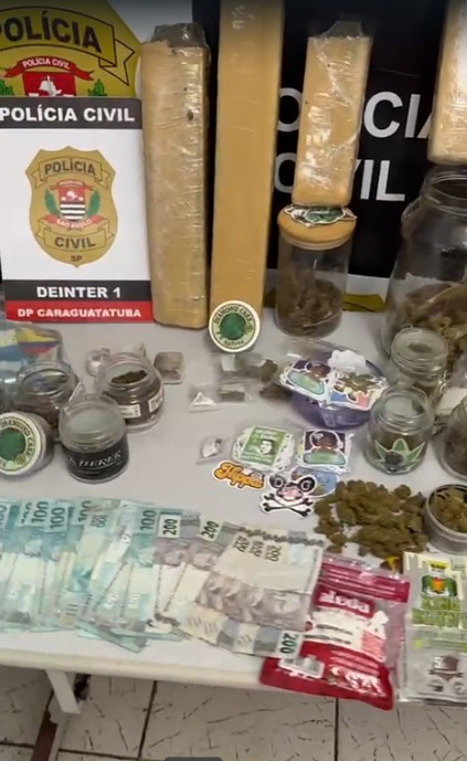 Polícia desarticula esquema de tráfico 'delivery' e prende casal em Caraguatatuba