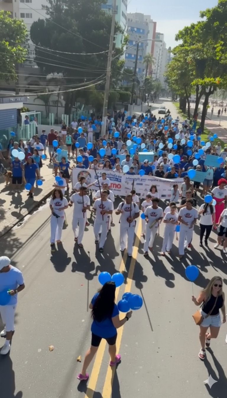 10ª Caminhada da Conscientização do Autismo convida população para ato de inclusão na orla do Gonzaguinha