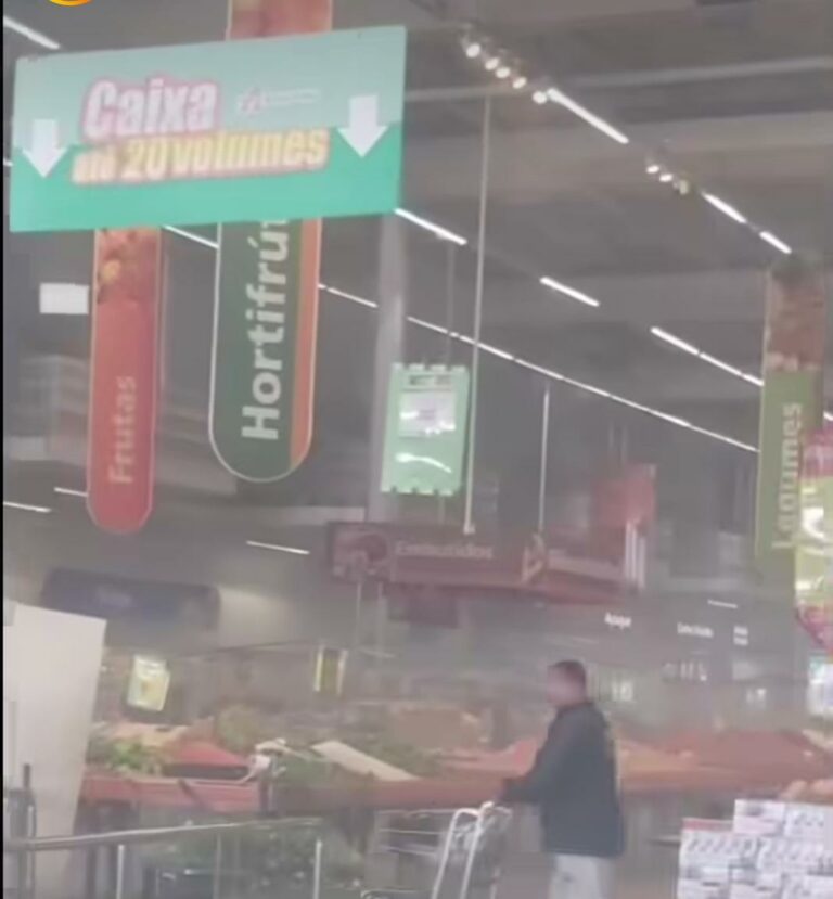Supermercado é evacuado após vazamento de gás em cidade do litoral