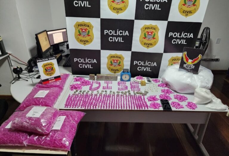 Polícia apreende grande quantidade de drogas em casa usada como depósito em Jacareí