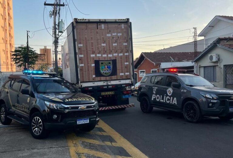Carga de R$ 3 milhões em cigarros contrabandeados é apreendida
