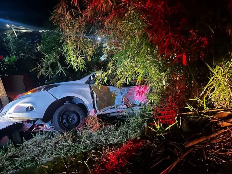 Acidente entre carro e caminhão deixa cinco feridos na Rodovia Paulo Virgínio, em Lorena