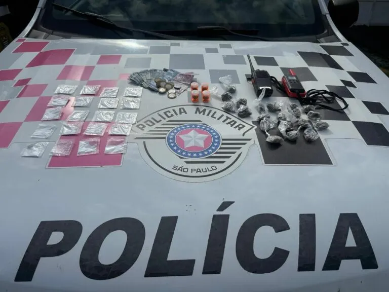 Polícia Militar prende suspeito por tráfico de drogas em Guaratinguetá