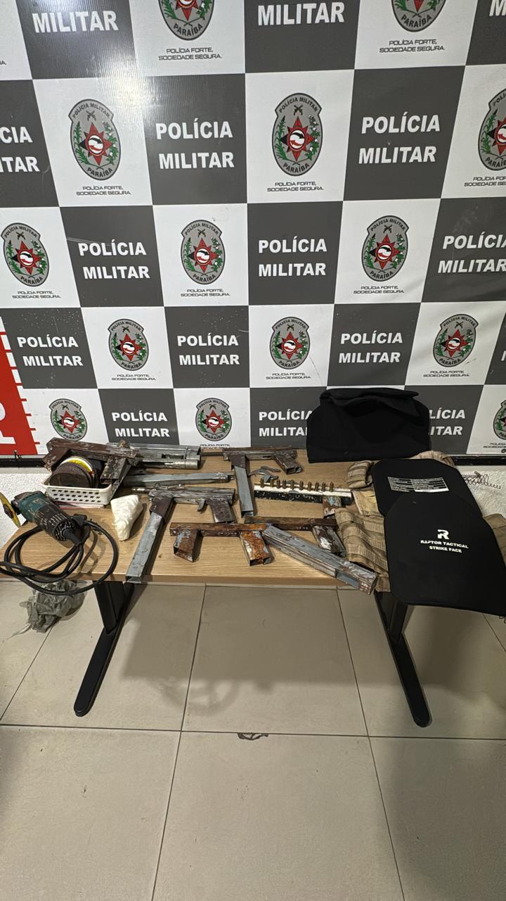 Fábrica clandestina de armas é desarticulada durante ação da PM em João Pessoa