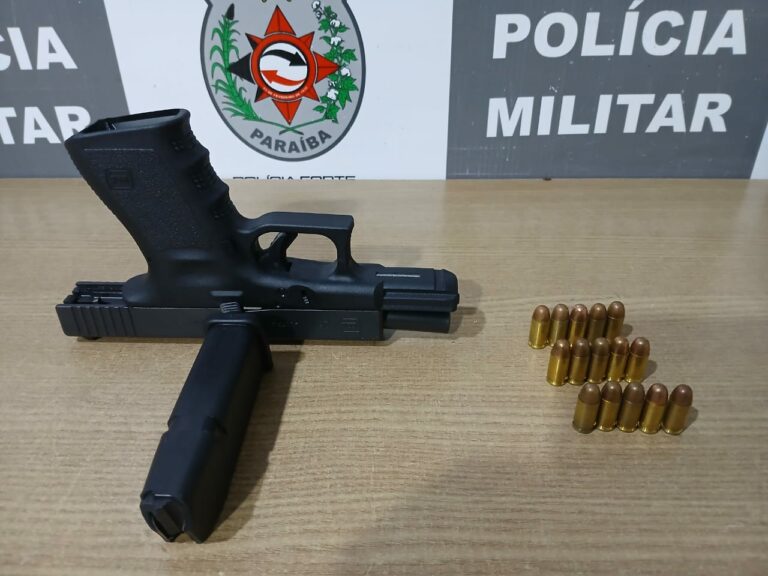 Motorista é preso com arma na cintura durante blitz em João Pessoa