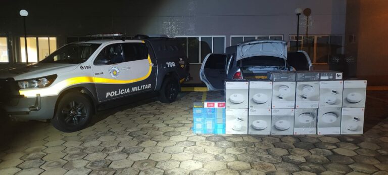 Polícia apreende R$ 473 mil em mercadorias contrabandeadas na SP-270