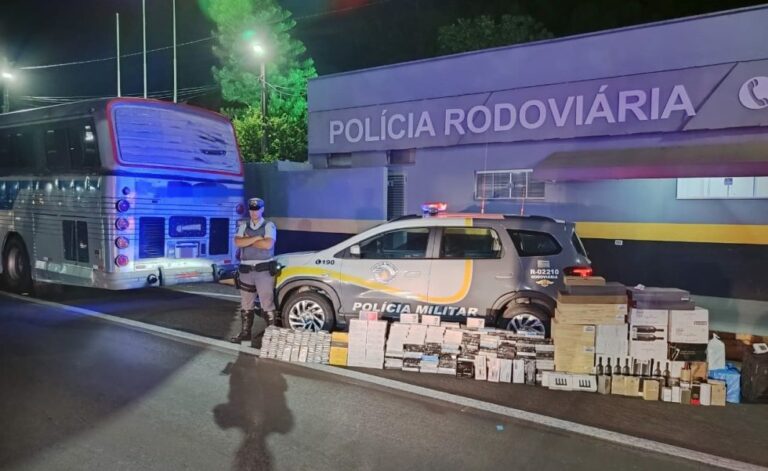 Polícia Rodoviária apreende R$ 3,9 milhões em contrabando na região de Prudente