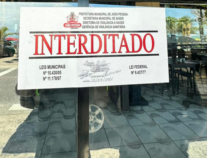 estabelecimento interditado bessa-jp
