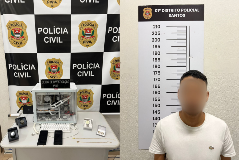 Polícia cumpre mandados em casa onde funcionava esquema de golpe do falso advogado no Guarujá