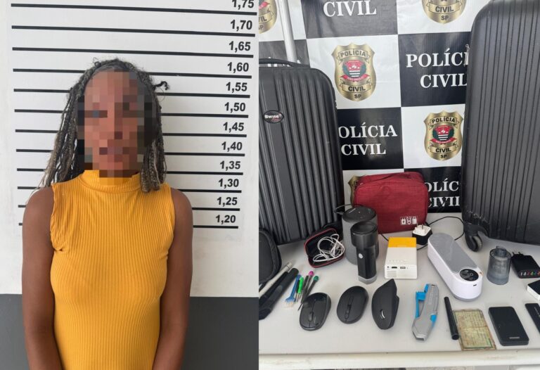 Funcionária doméstica é indiciada após furtar objetos de uma casa em Santos; VÍDEO