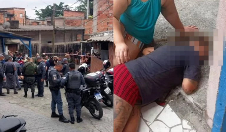 Mulher morre atingida com tiro na cabeça após briga entre vizinhos no Guarujá