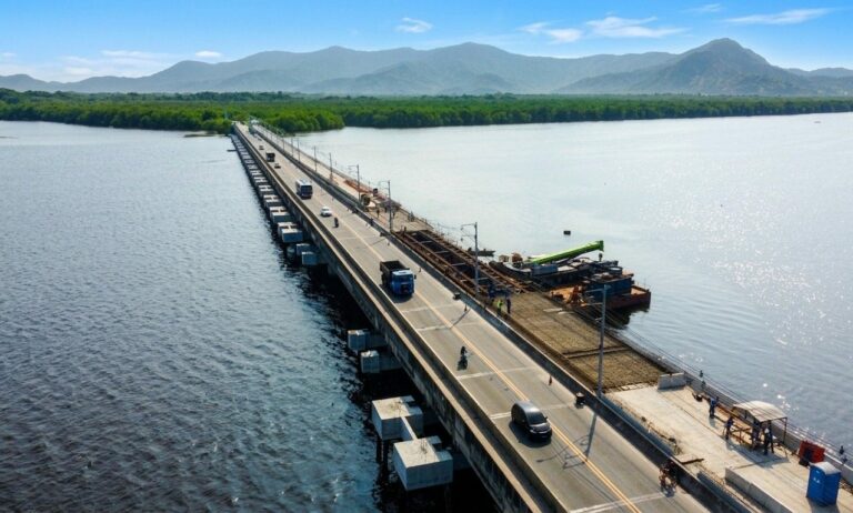 Obra do VLT na Ponte dos Barreiros entra na reta final; Confira mudanças no trânsito