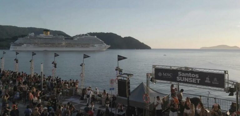6º Santos Sunset encerrará eventos da temporada de cruzeiros