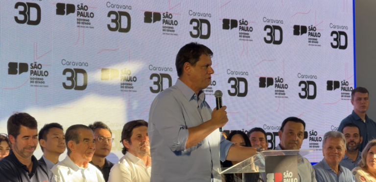 Governador visita obras do Trem Intercidades em Vinhedo