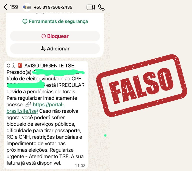 Golpe envolvendo pagamento de “pendências eleitorais” é denunciado pelo TSE