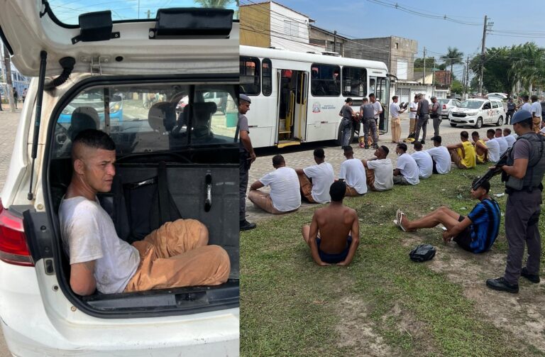 Detento em regime semiaberto é preso com drogas após tentativa de fuga na Praia Grande