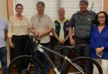 ACIRP doa uma bicicleta à PM para “reforçar patrulhamento no Centro”