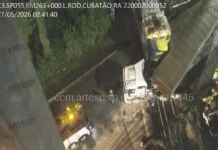 Carreta e trem colidem na rodovia Cônego Domênico Rangoni
