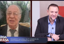 Ao Larga Brasa, presidente nacional do PT confirma pré-candidatura a deputado federal