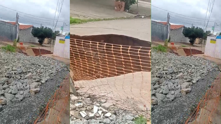 Nova erosão atinge cratera do Jardim Imperial após fortes chuvas em São José dos Campos
