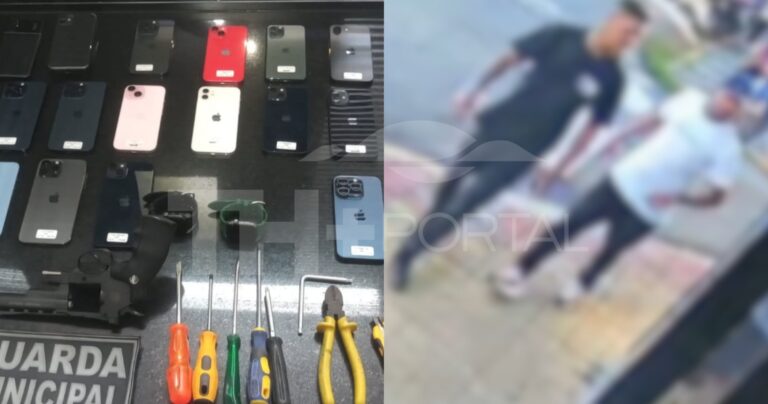 Criminosos invadem loja e levam 22 celulares em Bragança Paulista