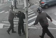 Mulher foge após abordagem de motoqueiro desconhecido em cidade do litoral; VÍDEO