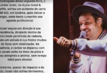 Israel, da dupla com Rodolffo, explica dinâmica de acidente que matou cavalo
