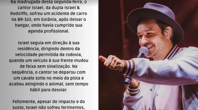 Israel, da dupla com Rodolffo, explica dinâmica de acidente que matou cavalo
