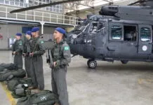 Aviação do Exército realiza treinamento de combate noturno no Vale do Paraíba