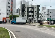 VÍDEO: Incêndio atinge apartamento no Bessa, em João Pessoa