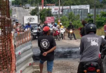 Moradores fazem protesto contra desocupação para construção de ponte entre Valentina e Mangabeira
