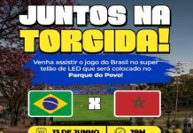 Secult montará telões públicos para transmissão dos jogos do Brasil na Copa