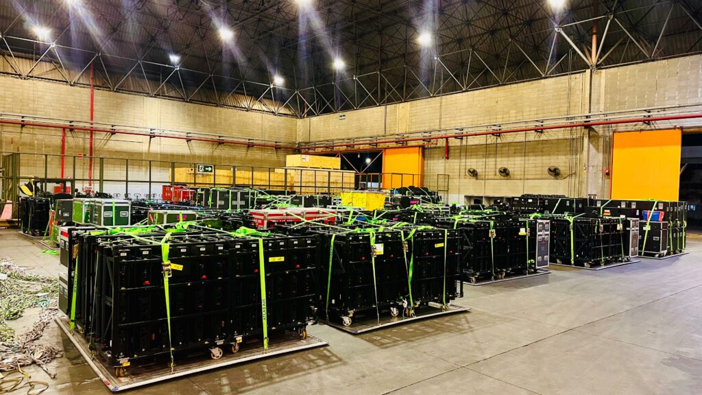 Show de Shakira: Viracopos exporta 115 toneladas de equipamentos usados no Rio