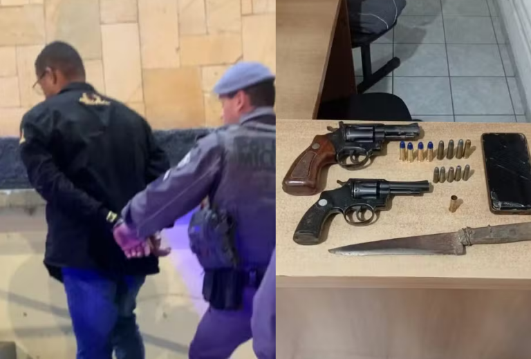 Homem é preso por atirar em duas pessoas após evento beneficente em Sete Barras