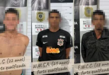 Trio é preso após furtar equipamentos de fábrica em Campina Grande