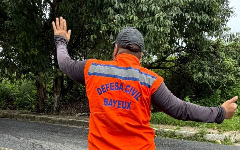 Bayeux decreta situação de emergência após fortes chuvas