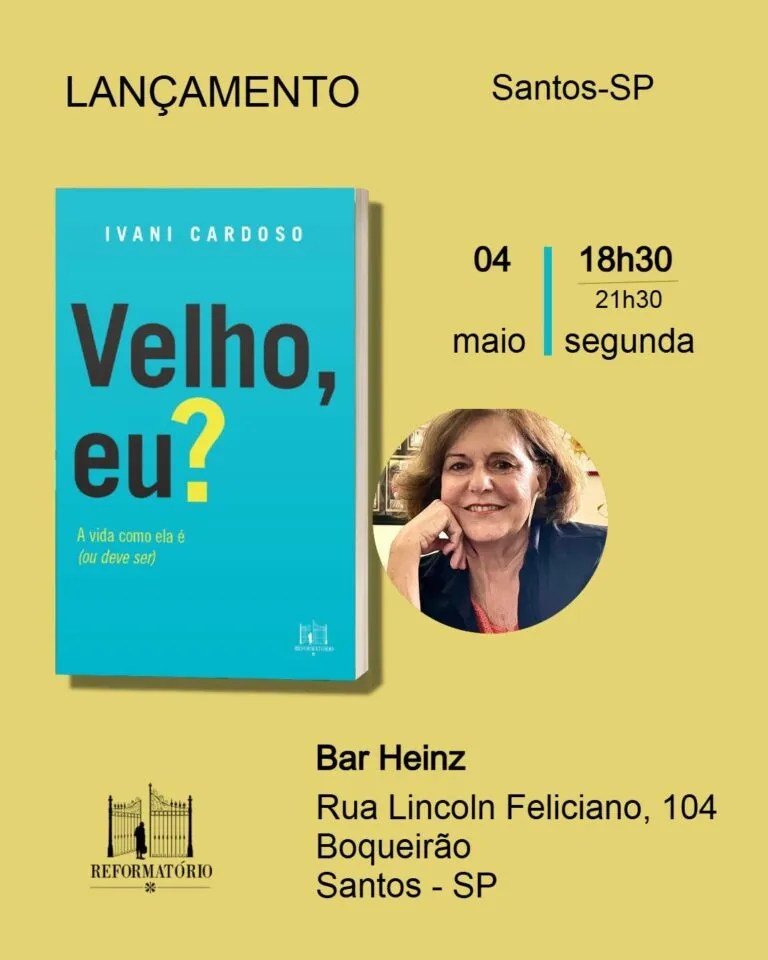 Escritora santista lança livro “Velho, eu?” na próxima segunda (4)