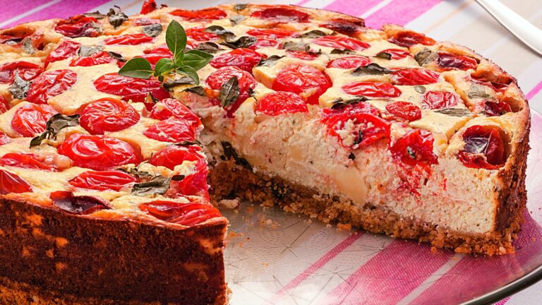 ThaComTudo: Confira uma receita deliciosa de Cheescake Salgada Caprese!