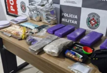 Operação da PM termina com suspeito preso e apreensão de drogas em Mangabeira VIII