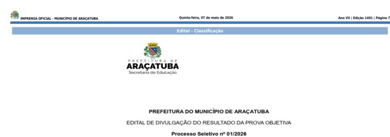 Prefeitura divulga resultados e recursos de processo seletivo da Educação