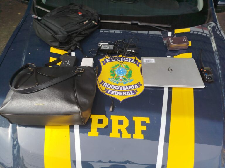 PRF prende trio suspeito de furtar objetos na Via Dutra