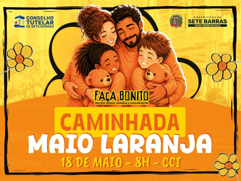 Sete Barras promove caminhada contra a exploração sexual infantil nesta segunda
