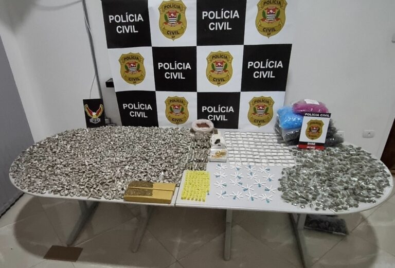 Mais de 3 mil porções de drogas são encontradas em garagem de casa do CDHU em Jacareí