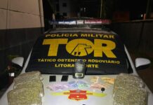 Policiais prendem homem por tráfico de drogas com mais de 4 quilos de skunk em Ubatuba