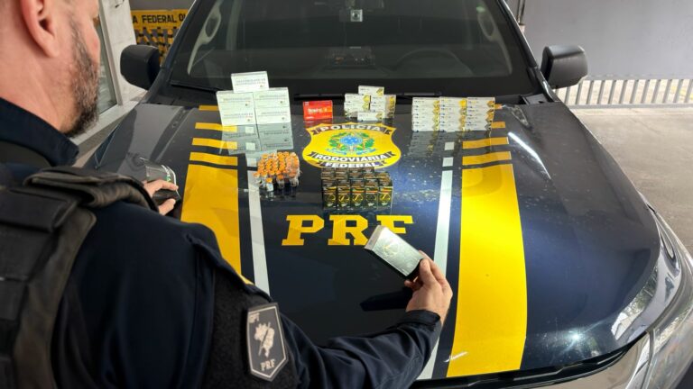 PRF prende dupla com anabolizantes e medicamentos emagrecedores vindos do Paraguai em Jacareí
