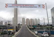 Ponte Estaiada terá interdições parciais a partir desta quarta-feira