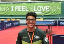 Mesatenista de Santos conquista medalha de bronze na Eslovênia