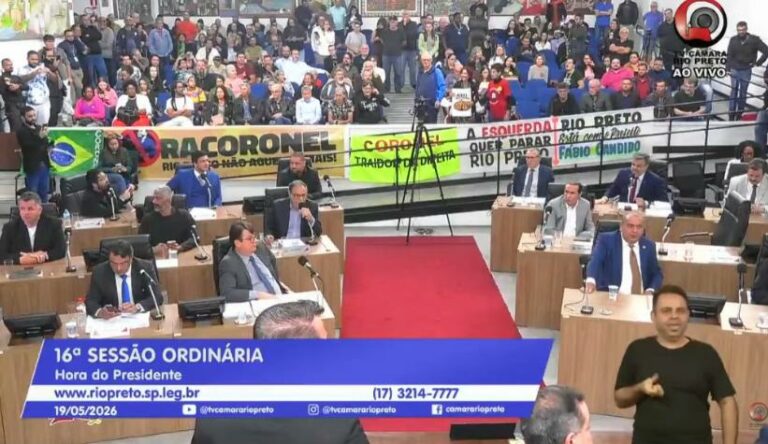 Câmara de Rio Preto rejeita abertura de Comissão Processante contra Coronel Fábio Candido