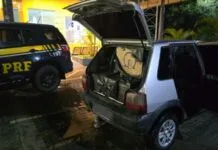 PRF apreende carga com 7,5 mil maços de cigarros contrabandeados em Campina Grande