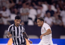 Corinthians perde para o Botafogo e entra no Z-4